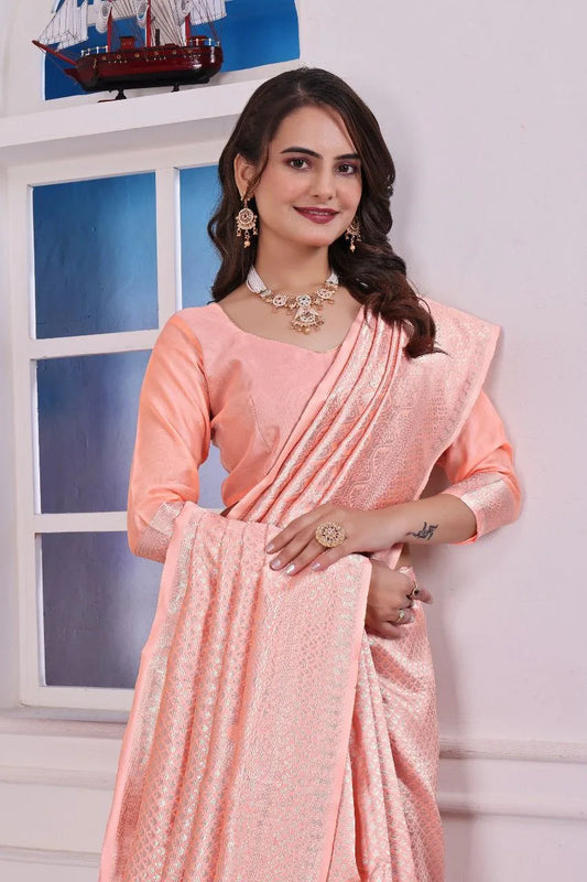 Classic Banarasi Silk Saree for Wedding & Party Wear