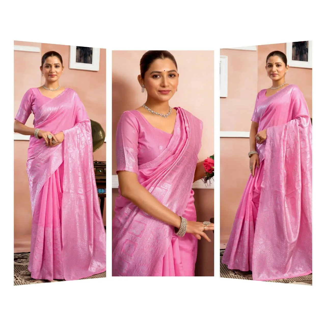 Beautiful Traditional Silk Saree with Elegant Finish