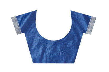 Classic Handwoven Silk Saree with Contrast Pallu