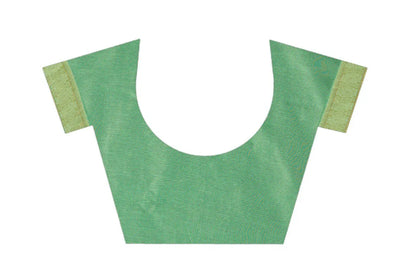 Classic Handwoven Silk Saree with Contrast Pallu