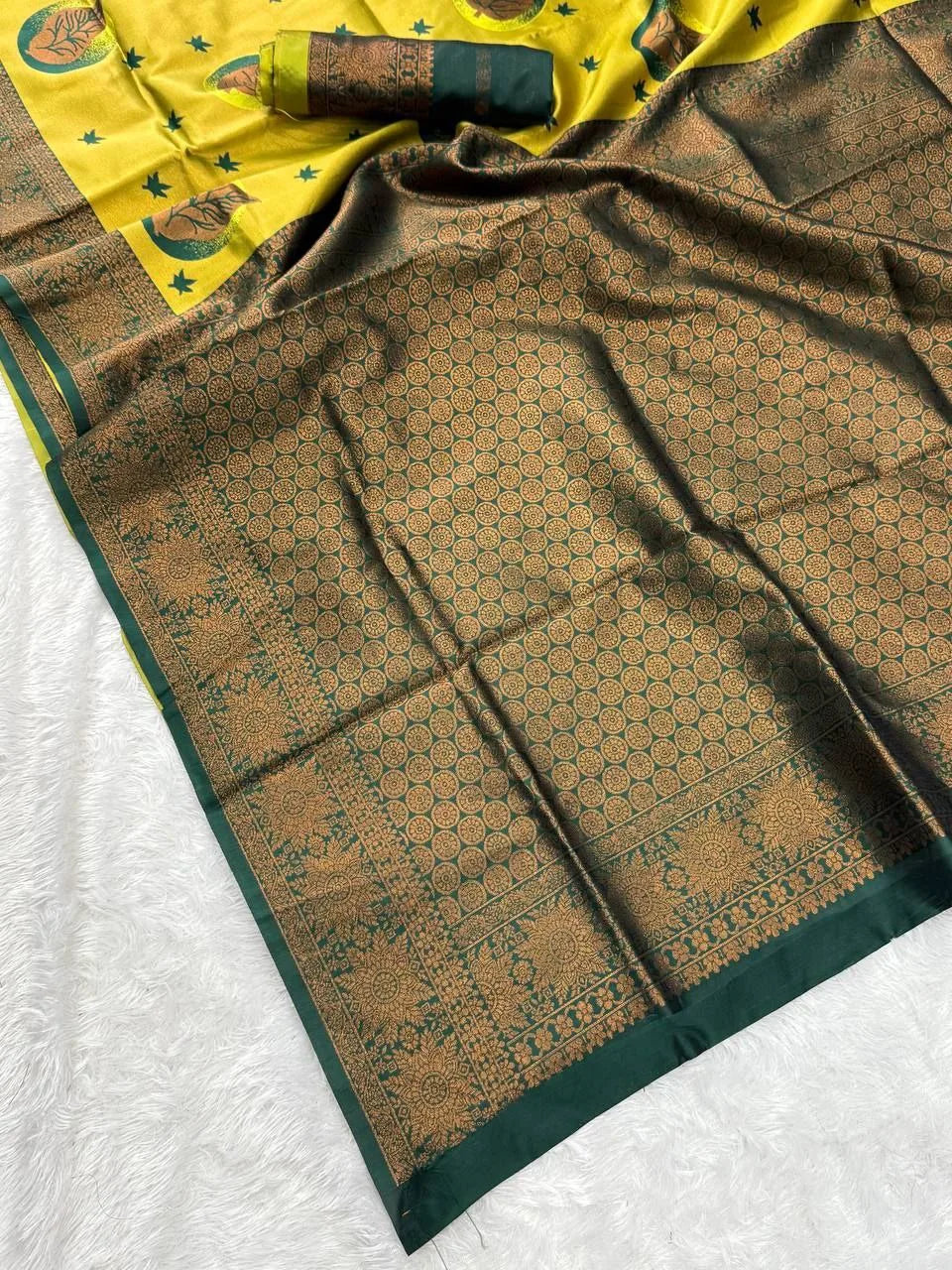 Classic Handwoven Silk Saree for Wedding & Celebrations
