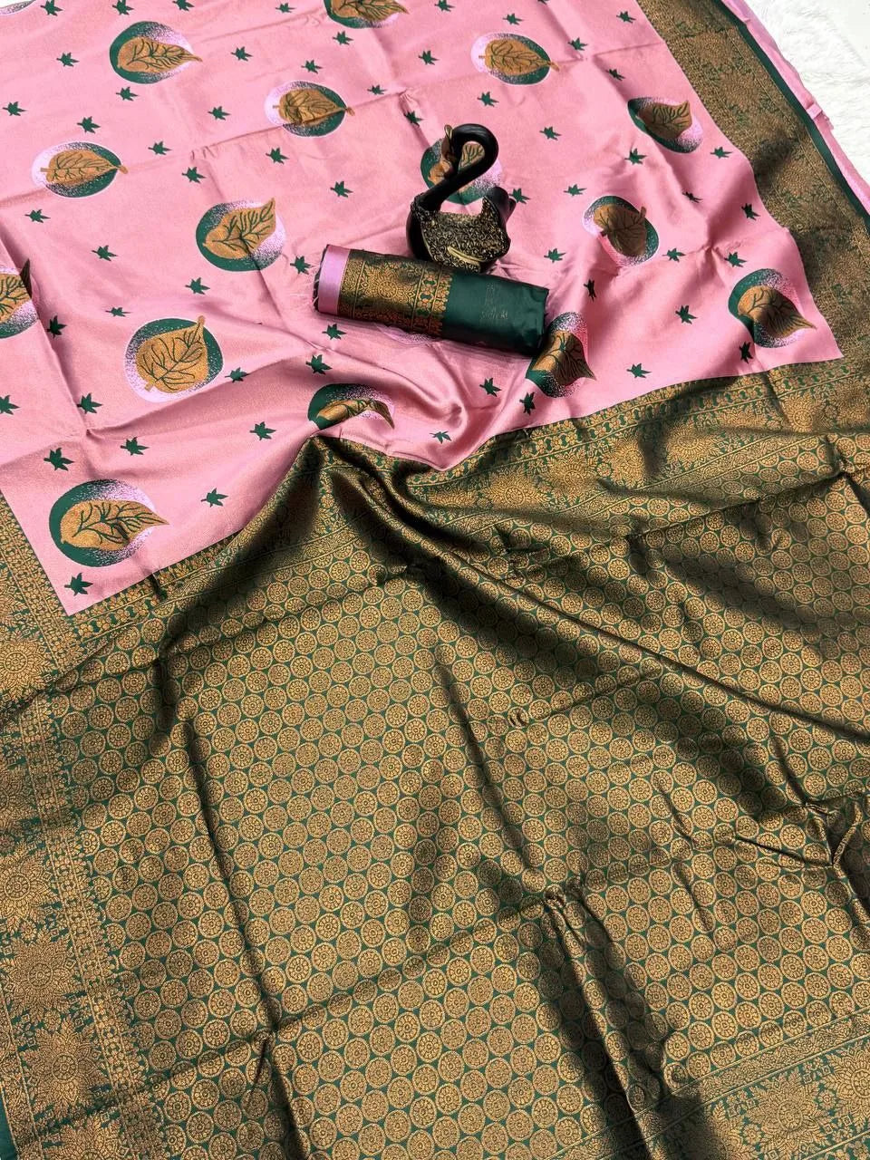 Classic Handwoven Silk Saree for Wedding & Celebrations