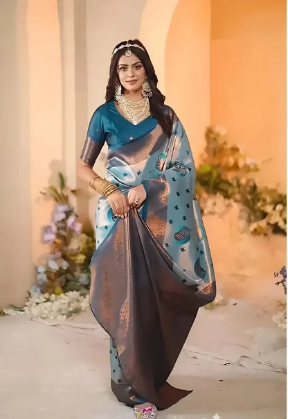 Classic Handwoven Silk Saree for Wedding & Celebrations